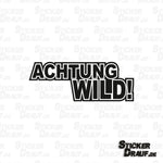 Sticker-Plott | Achtung Wild