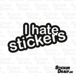 Sticker-Plott | I Hate Stickers