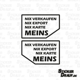 Sticker-Plott | Nix verkaufen!