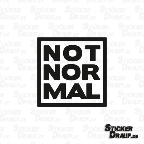 Sticker-Plott | Not Normal