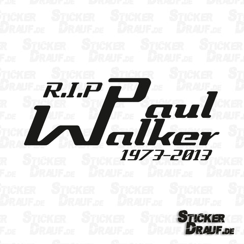 Sticker-Plott | R.I.P. Paul Walker