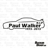 Sticker-Plott | R.I.P. Paul Walker 2